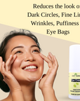 Organic Eye Cream- Reduces the look of Puffiness, Fine lines & Dark circles. MADE IN CANADA