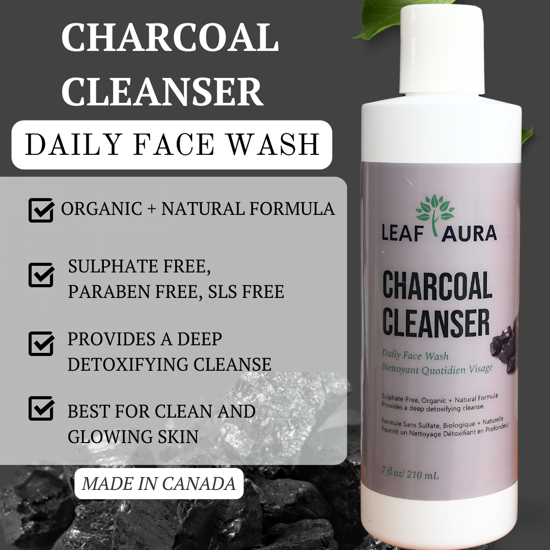 3 Steps Skin Care Combo-3 Items &quot;Charcoal Cleanser,Vitamin C Serum &amp; Mango Moisturizer